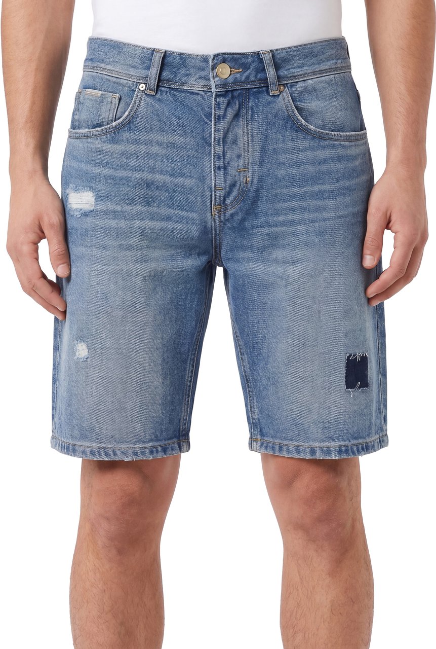 Antony Morato DENIM SHORT ARGON SLIM FIT IN RIGID BLUE DENIM Blauw