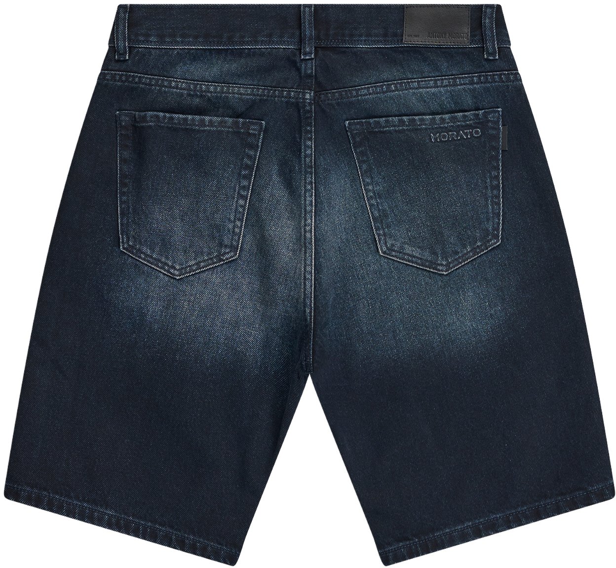 Antony Morato DENIM SHORT ARGON SLIM FIT IN RIGID BLUE-BLACK DENIM Blauw