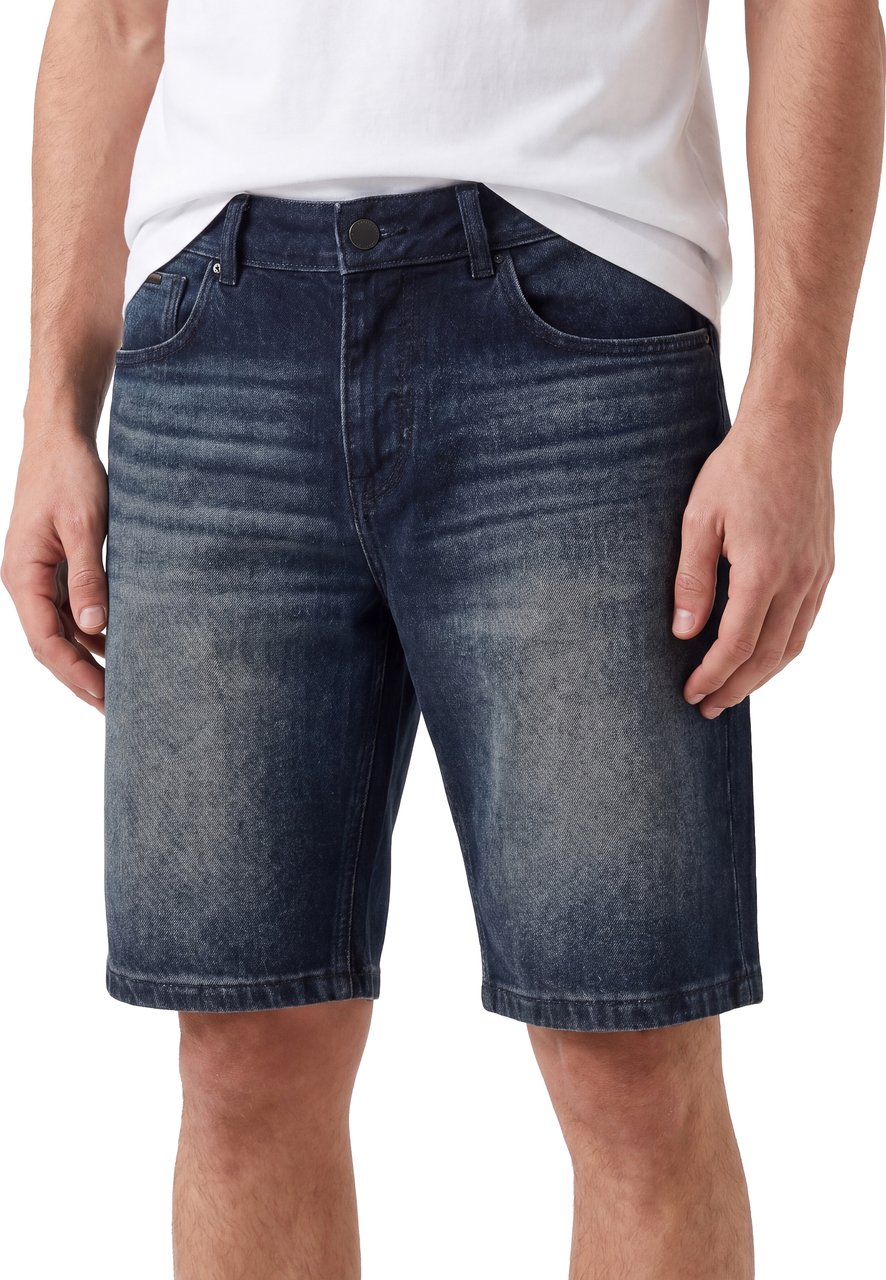 Antony Morato DENIM SHORT ARGON SLIM FIT IN RIGID BLUE-BLACK DENIM Blauw