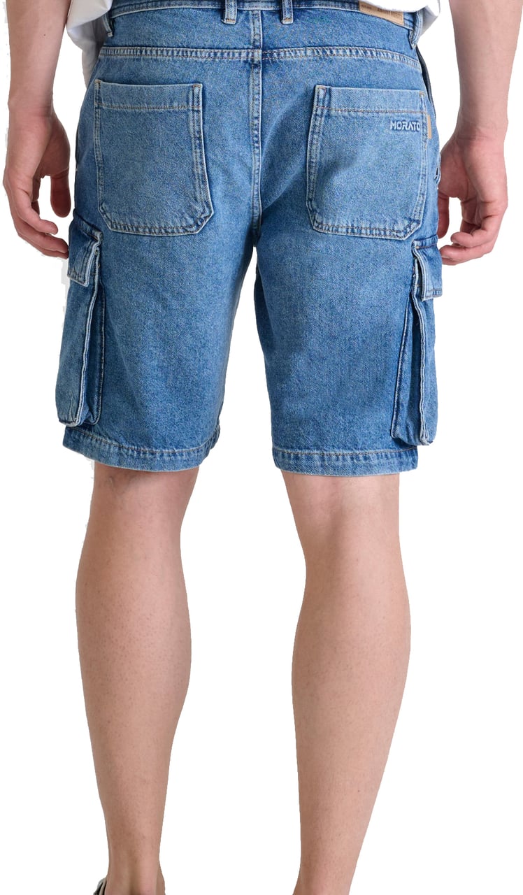 Antony Morato DENIM SHORT JAY REGULAR FIT Blauw