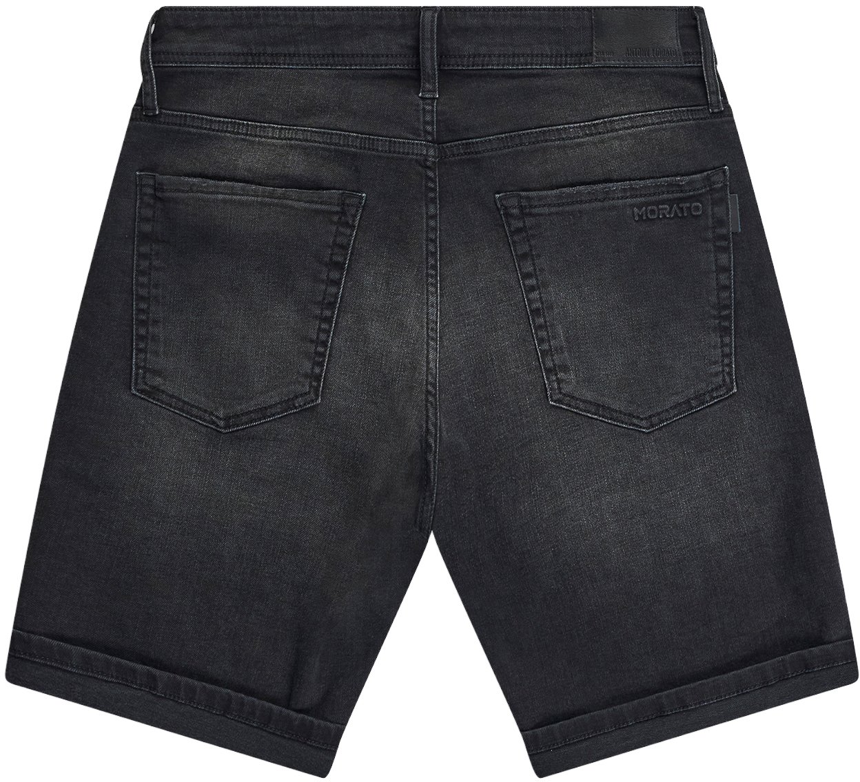 Antony Morato DENIM SHORT RANDY SKINNY FIT IN STRETCH BLACK BLACK DENIM Zwart
