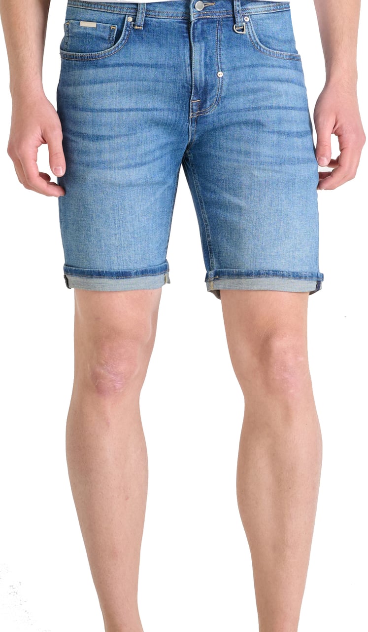Antony Morato DENIM SHORT RANDY SKINNY FIT IN BLUE DENIM Blauw