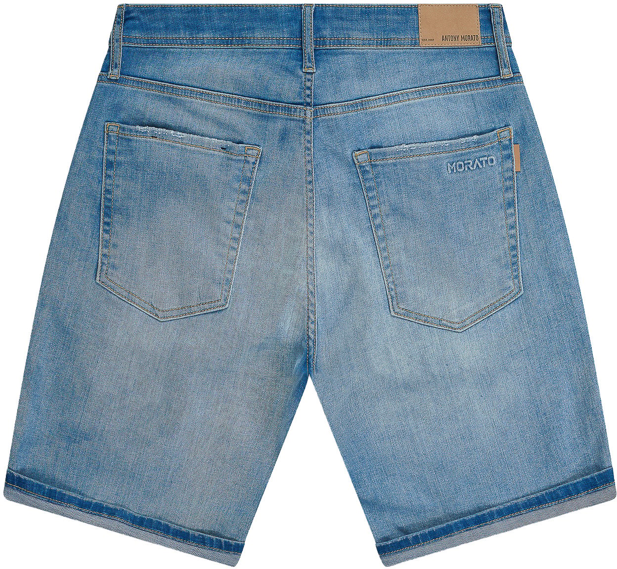 Antony Morato DENIM SHORT RANDY SKINNY FIT IN STRETCH BLUE DENIM Blauw