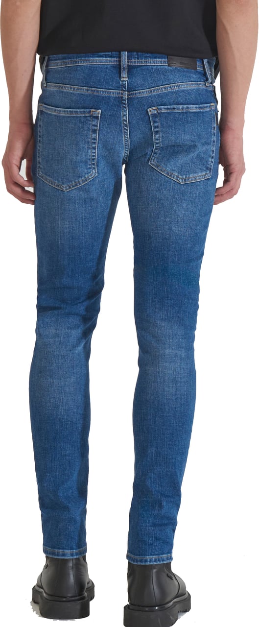 Antony Morato JEANS OZZY TAPERED FIT IN ICONIC BASIC BLUE DENIM Blauw