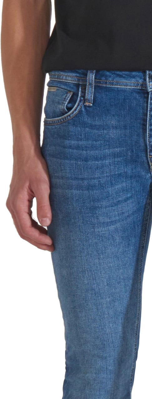 Antony Morato JEANS OZZY TAPERED FIT IN ICONIC BASIC BLUE DENIM Blauw