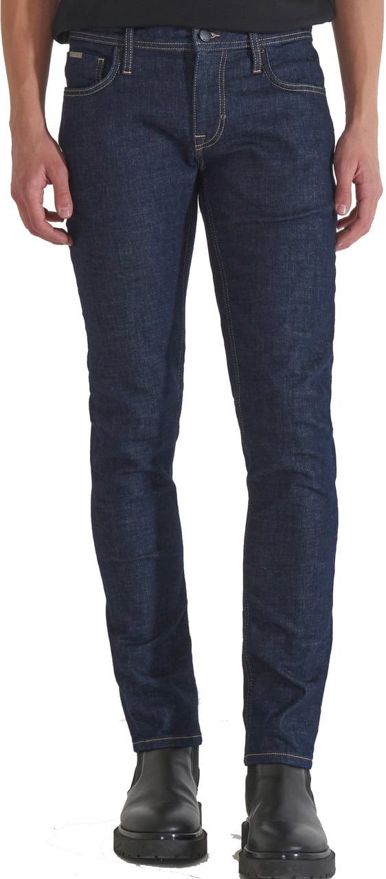 Antony Morato JEANS OZZY TAPERED FIT IN ICONIC BASIC BLUE DENIM Blauw