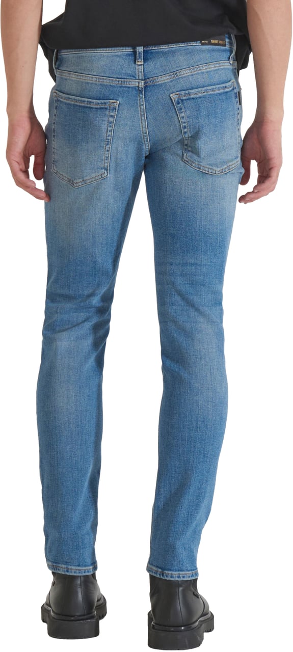 Antony Morato JEANS TAPERED OZZY IN BLUE DENIM VINTAGE GOLD LINE Blauw
