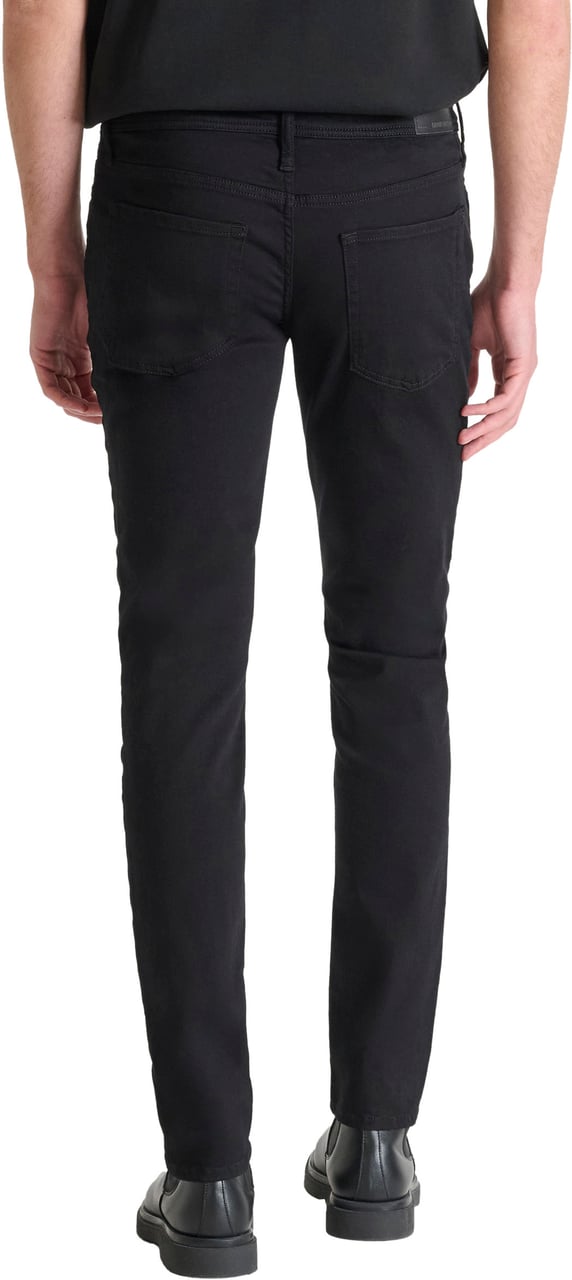 Antony Morato JEANS OZZY TAPERED FIT IN ICONIC BLACK STAY BLACK DENIM Zwart