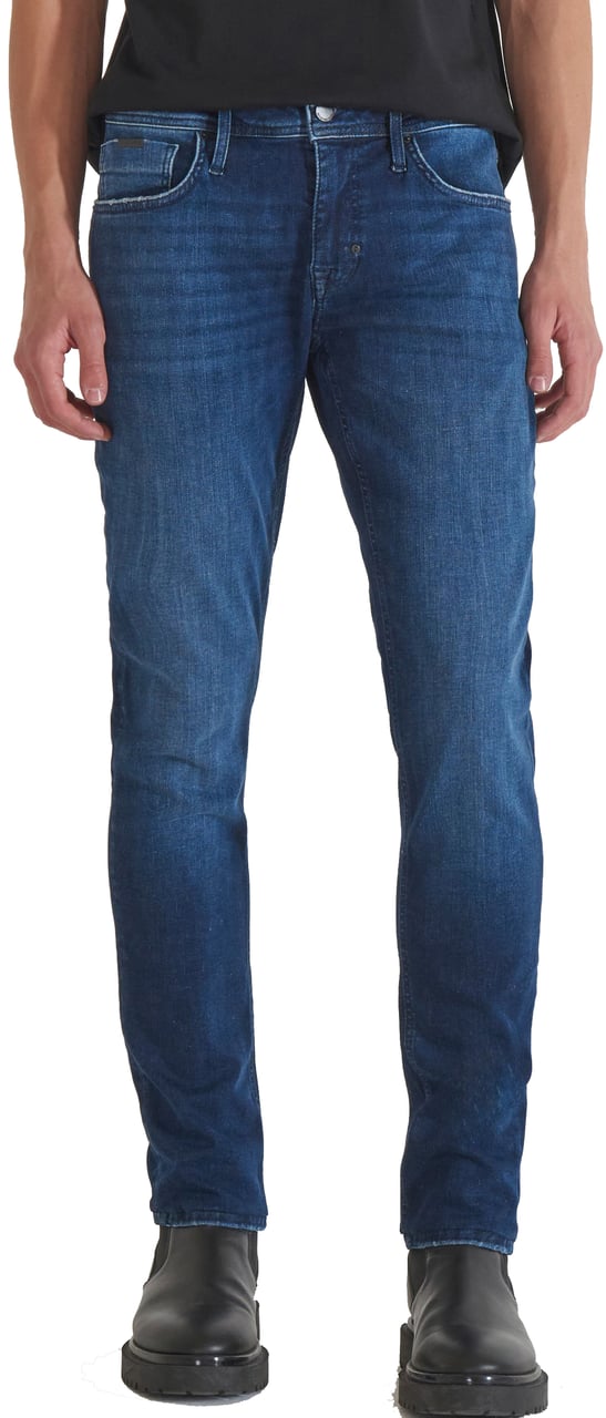 Antony Morato JEANS OZZY TAPERED FIT IN POWER STRETCH BLUE DENIM Blauw