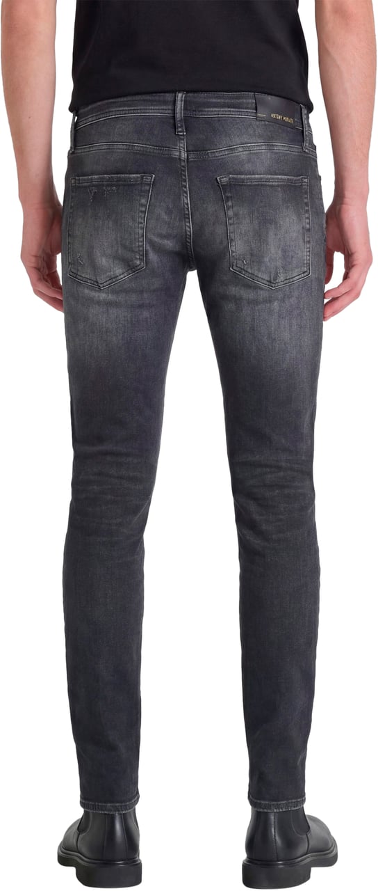 Antony Morato JEANS OZZY TAPERED FIT IN AUTHENTIC STRETCH BLACK DENIM Zwart