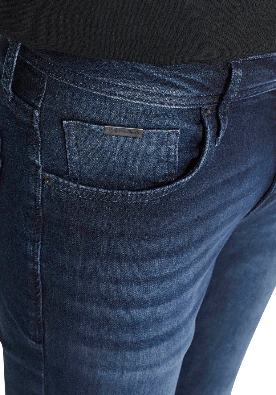 Antony Morato JEANS OZZY TAPERED FIT IN ICONIC BLUE BLACK DENIM Blauw