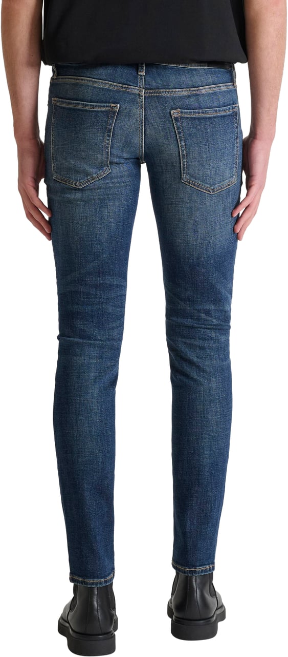 Antony Morato JEANS OZZY TAPERED FIT IN STRETCH BLUE DENIM AUTHENTIC LOOK Blauw
