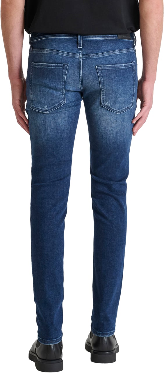 Antony Morato JEANS OZZY TAPERED FIT IN BLUE POWER STRETCH DENIM Blauw