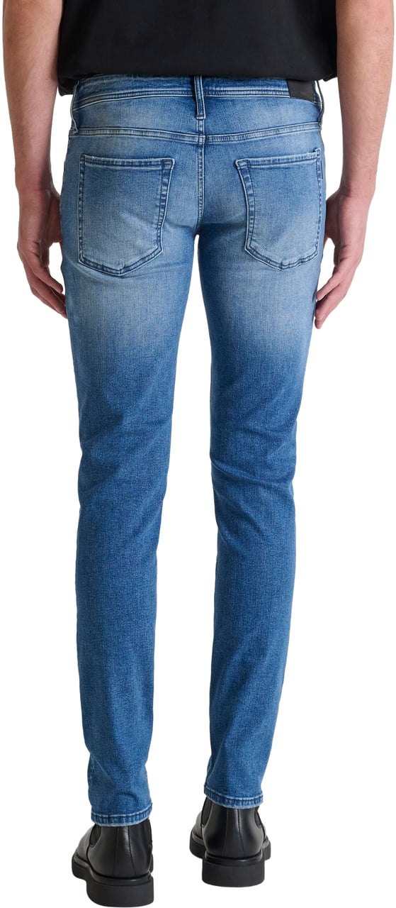 Antony Morato JEANS OZZY TAPERED FIT IN BLUE POWER STRETCH DENIM Blauw