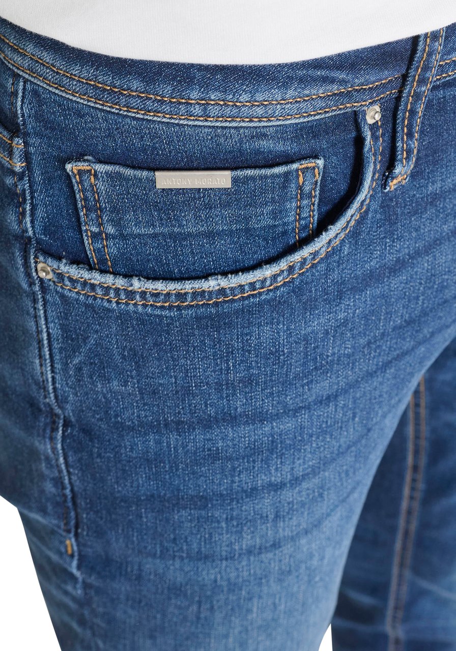 Antony Morato JEANS OZZY TAPERED FIT IN AUTHENTIC STRETCH BLUE DENIM Blauw