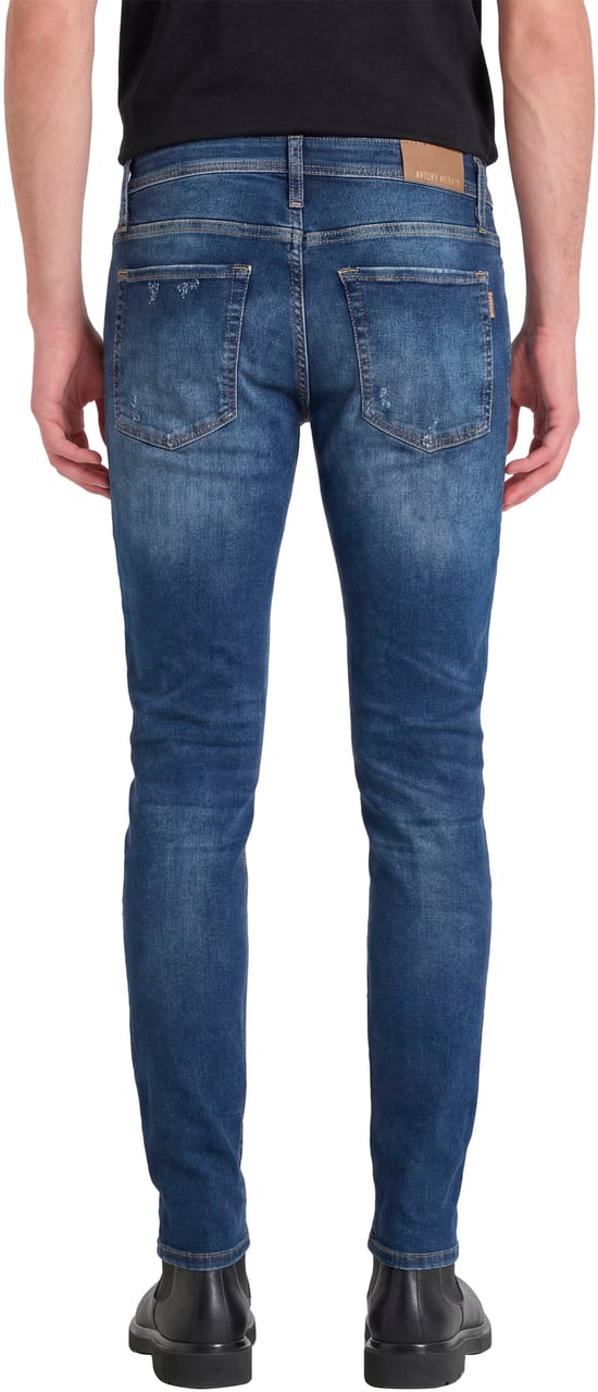 Antony Morato JEANS OZZY TAPERED FIT IN AUTHENTIC STRETCH BLUE DENIM Blauw