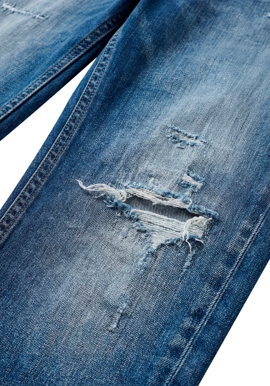 Antony Morato JEANS OZZY TAPERED FIT IN AUTHENTIC STRETCH BLUE DENIM Blauw