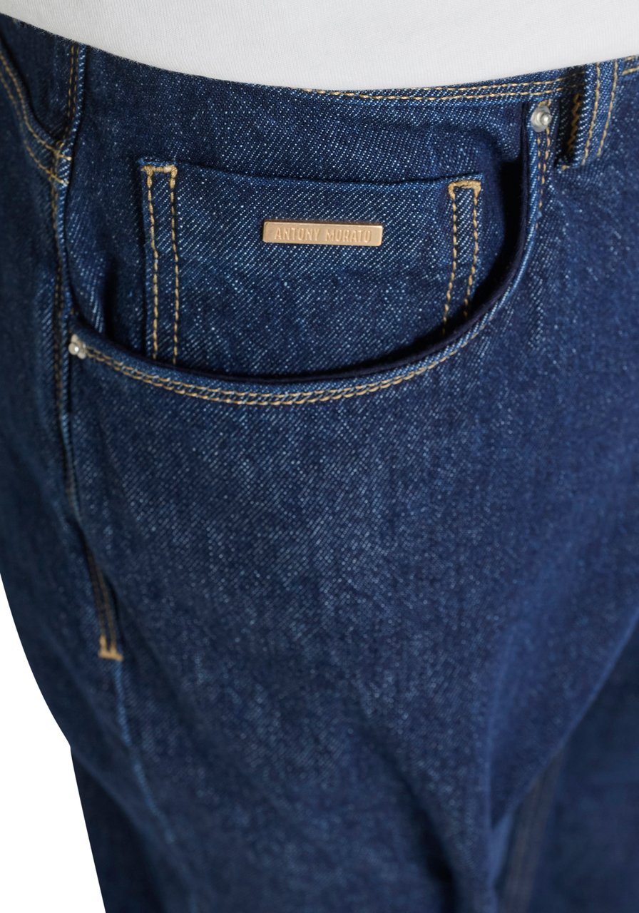 Antony Morato JEANS ARGON SLIM ANKLE LENGHT FIT IN AUTHENTIC BLUE DENIM Blauw