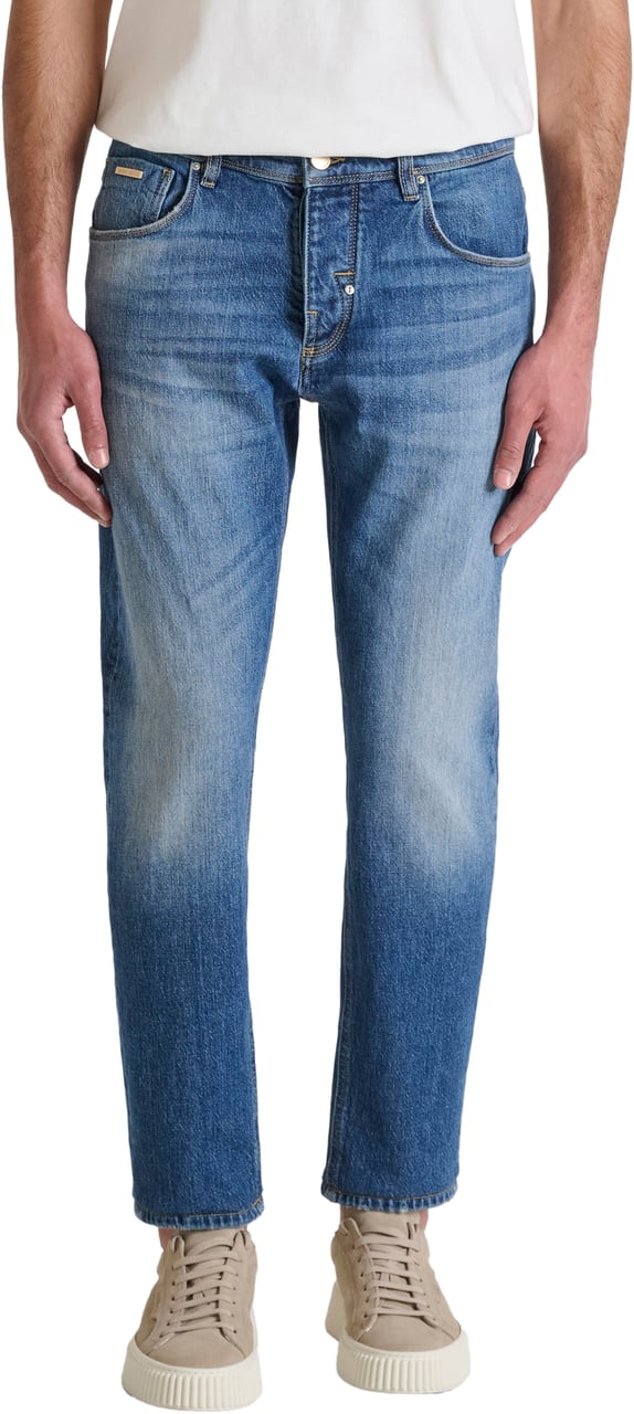 Antony Morato JEANS ARGON SLIM ANKLE LENGHT FIT IN AUTHENTIC BLUE DENIM Blauw