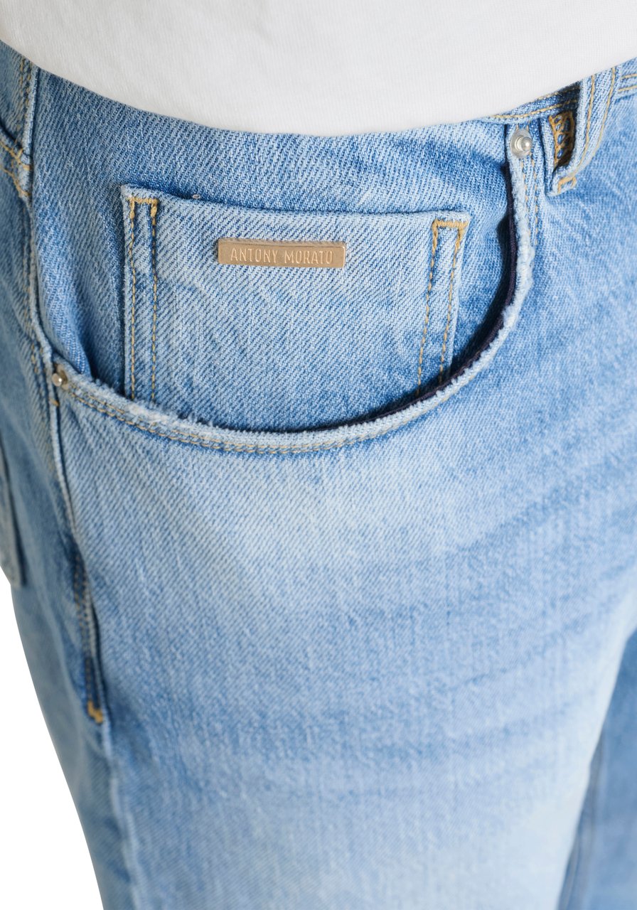 Antony Morato JEANS ARGON SLIM ANKLE LENGHT FIT IN AUTHENTIC BLUE DENIM Blauw