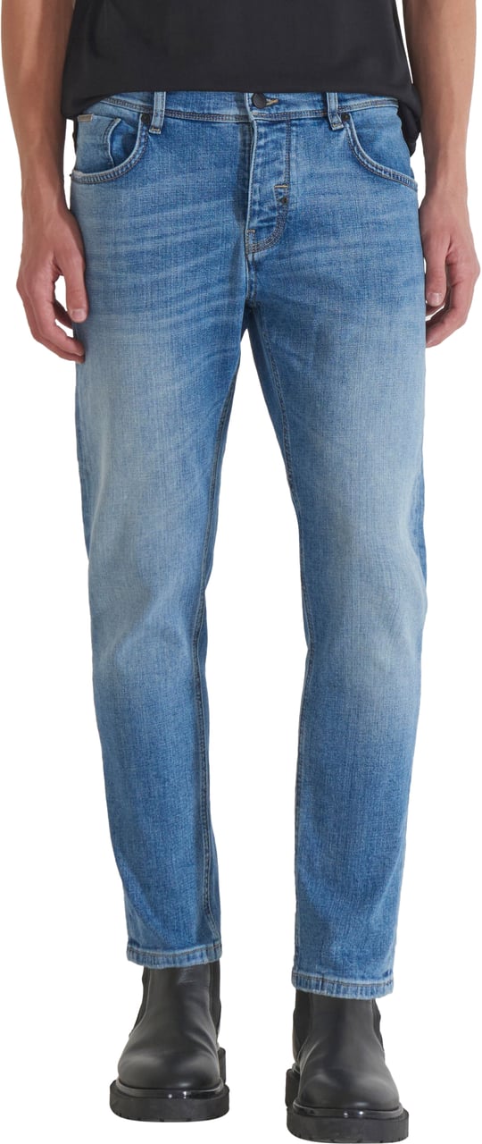 Antony Morato JEANS ARGON SLIM ANKLE LENGHT FIT IN ICONIC BASIC BLUE DENIM Blauw