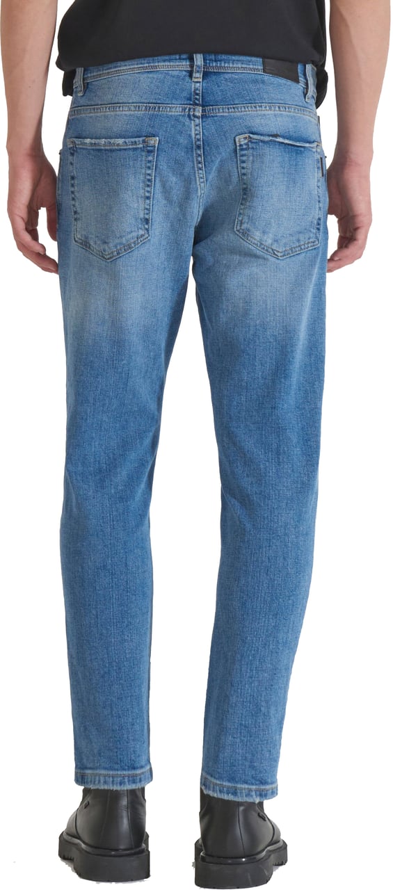 Antony Morato JEANS ARGON SLIM ANKLE LENGHT FIT IN ICONIC BASIC BLUE DENIM Blauw