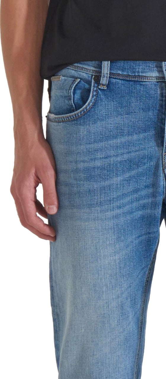Antony Morato JEANS ARGON SLIM ANKLE LENGHT FIT IN ICONIC BASIC BLUE DENIM Blauw