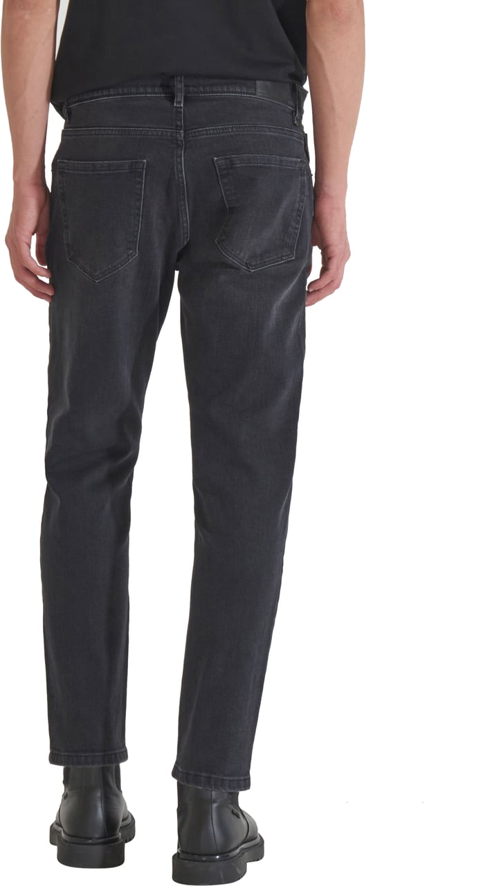 Antony Morato JEANS ARGON SLIM ANKLE LENGHT FIT IN ICONIC BASIC BLACK BLACK DENIM Zwart