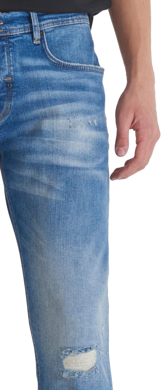 Antony Morato JEANS ARGON SLIM ANKLE LENGHT FIT IN AUTHENTIC BLUE DENIM Blauw
