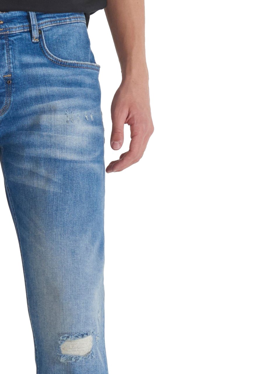 Antony Morato JEANS ARGON SLIM ANKLE LENGHT FIT IN AUTHENTIC BLUE DENIM Blauw