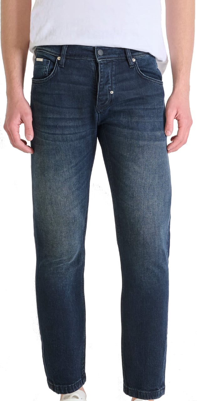 Antony Morato JEANS ARGON SLIM ANKLE LENGHT FIT IN BLUE BLACK DENIM Blauw