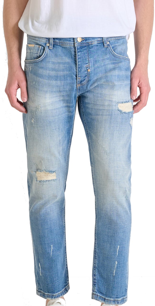 Antony Morato JEANS ARGON SLIM ANKLE LENGHT FIT IN AUTHENTIC BLUE DENIM Blauw