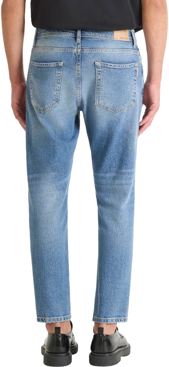 Antony Morato JEANS ARGON SLIM ANKLE LENGHT FIT IN AUTHENTIC CHROME DEEP SKY Blauw