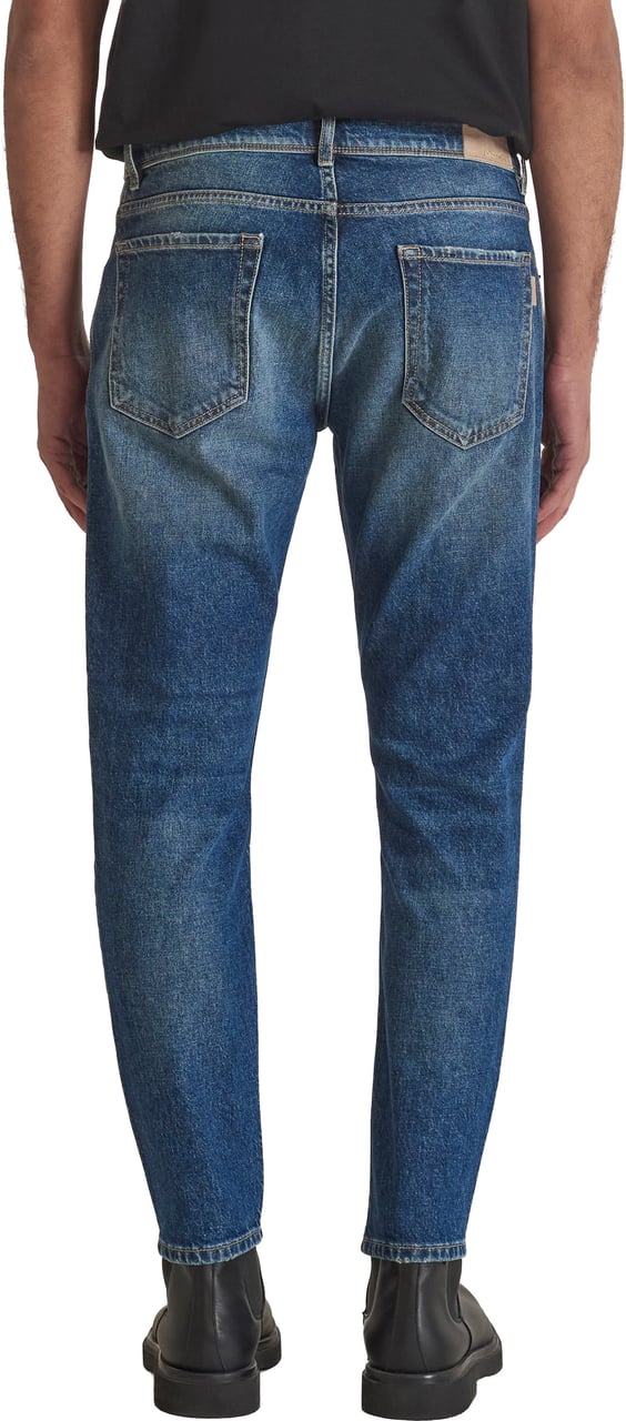 Antony Morato JEANS ARGON SLIM ANKLE LENGHT FIT IN AUTHENTIC CHROME DEEP SKY Blauw