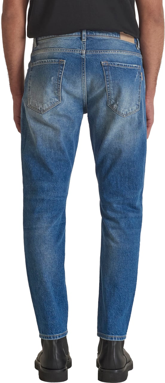 Antony Morato JEANS ARGON SLIM ANKLE LENGHT FIT IN AUTHENTIC CHROME DEEP SKY Blauw