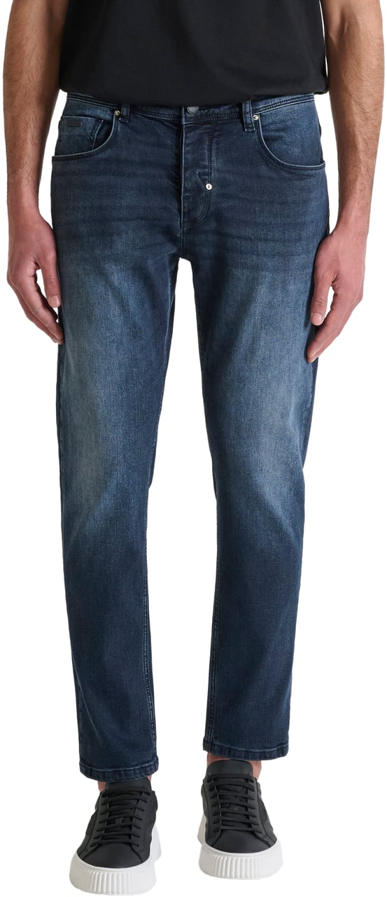 Antony Morato JEANS ARGON SLIM ANKLE LENGHT FIT IN ICONIC BLUE BLACK DENIM Blauw