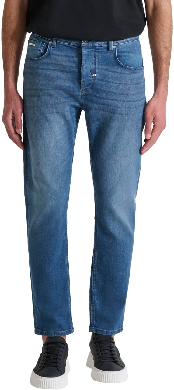 Antony Morato JEANS ARGON SLIM ANKLE LENGHT FIT IN ICONIC SPECIAL BLUE DENIM Blauw
