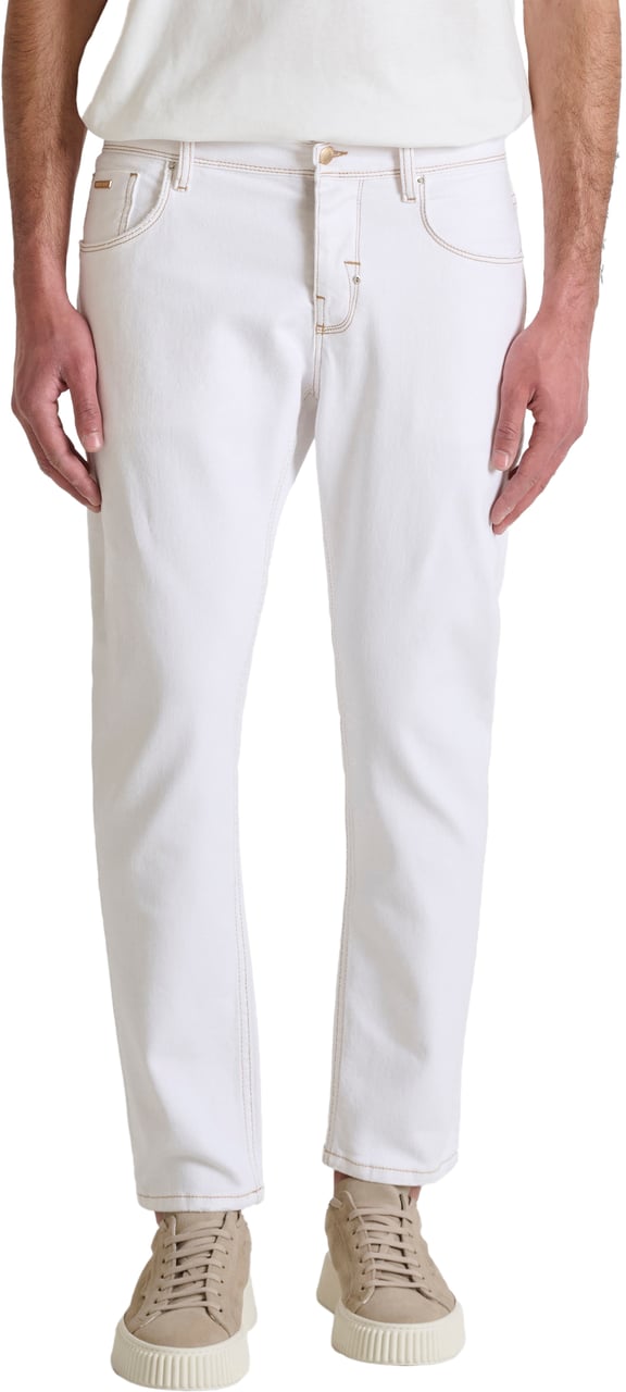 Antony Morato JEANS ARGON SLIM ANKLE LENGHT FIT IN AUTHENTIC STRETCH BULL DENIM Beige