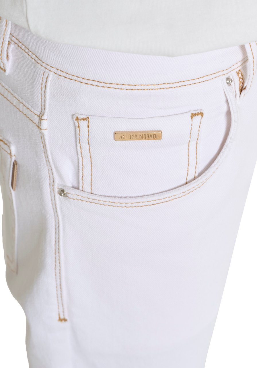 Antony Morato JEANS ARGON SLIM ANKLE LENGHT FIT IN AUTHENTIC STRETCH BULL DENIM Beige