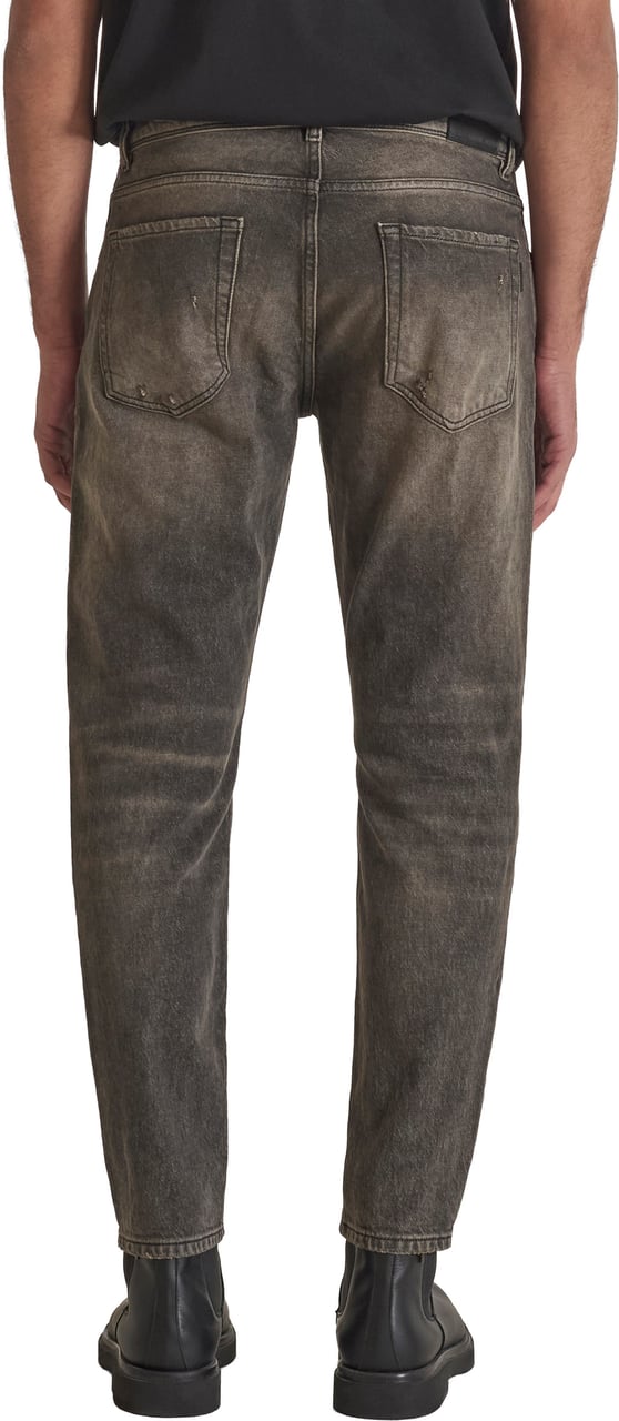Antony Morato JEANS ARGON SLIM ANKLE LENGHT FIT IN IN CHROME BLACK DENIM Zwart