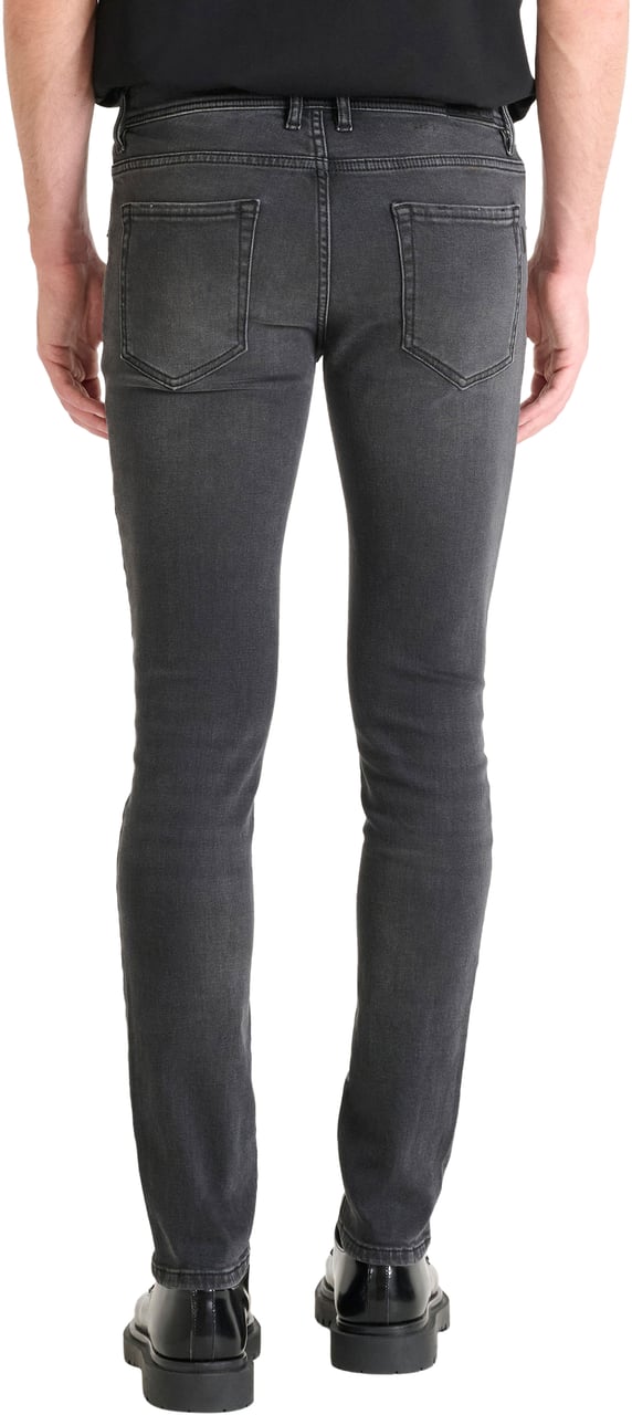 Antony Morato JEANS GILMOUR SUPER SKINNY FIT IN BLACK DENIM Zwart
