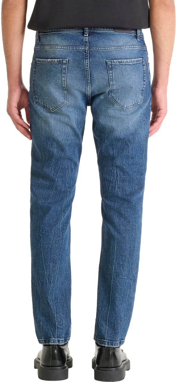 Antony Morato JEANS CLEVE SLIM STRAIGHT FIT IN ICONIC BLUE DENIM Blauw