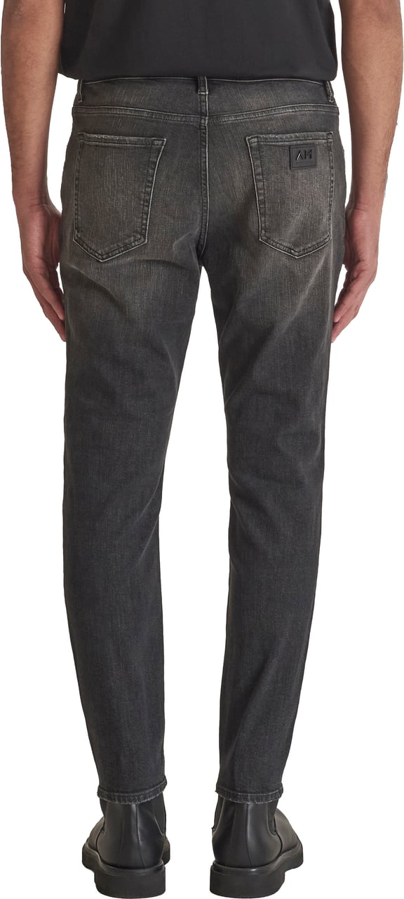 Antony Morato JEANS KARL SKINNY CROPPED FIT IN BLACK DENIM Zwart