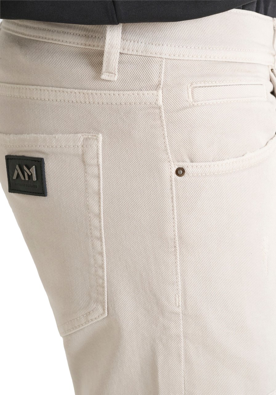 Antony Morato JEANS KARL SKINNY CROPPED FIT IN COLOUR BULL DENIM Beige