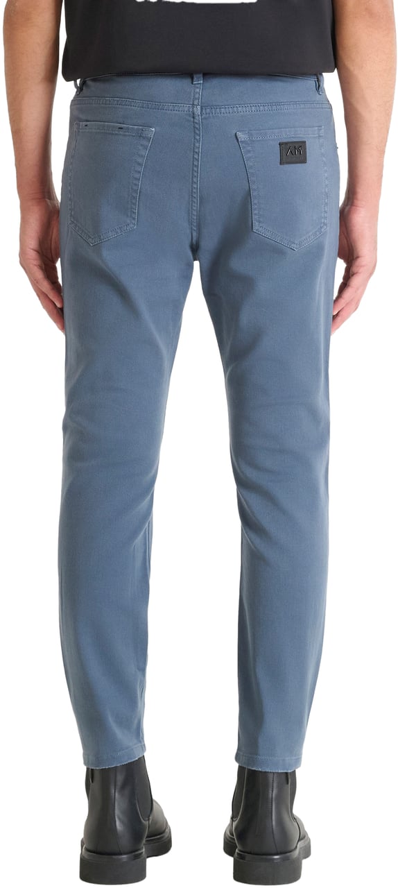 Antony Morato JEANS KARL SKINNY CROPPED FIT IN COLOUR BULL DENIM Blauw