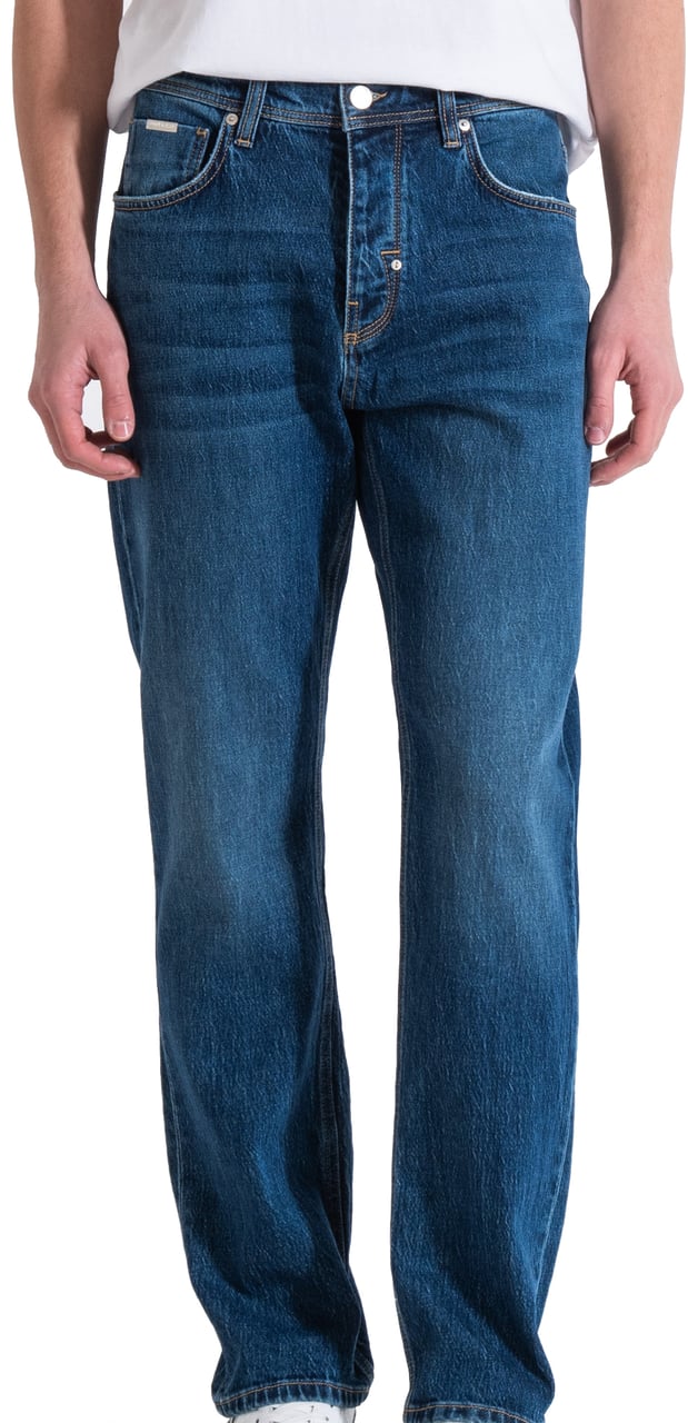 Antony Morato JOE REGULAR STRAIGHT FIT JEANS IN BLUE COMFORT DENIM Blauw