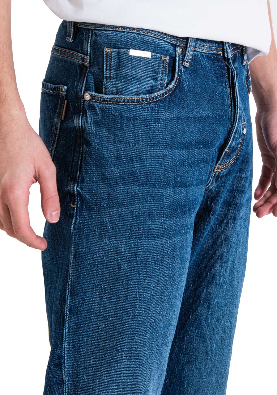 Antony Morato JOE REGULAR STRAIGHT FIT JEANS IN BLUE COMFORT DENIM Blauw