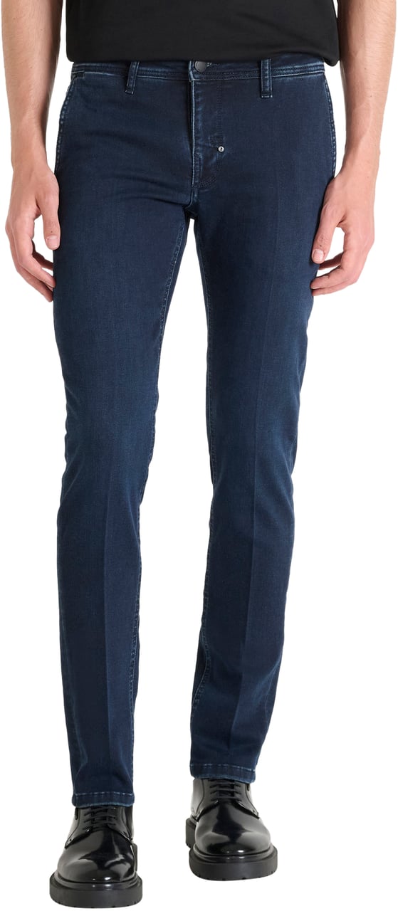 Antony Morato JEANS MASON SKINNY FIT IN BLUE BLACK DENIM Blauw