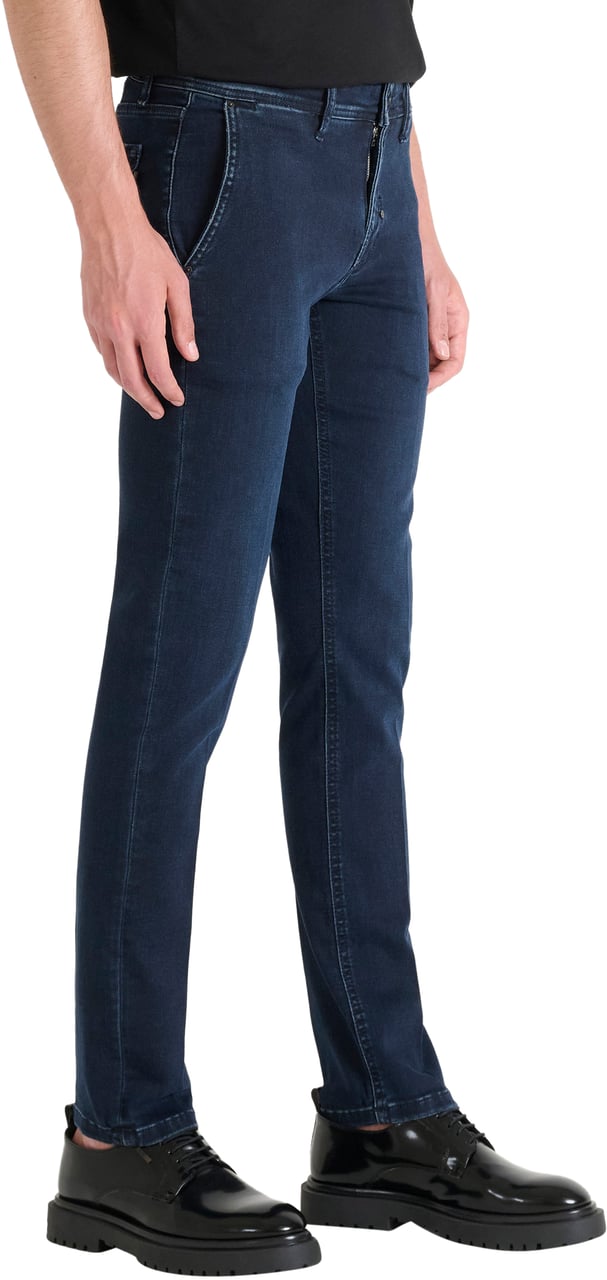 Antony Morato JEANS MASON SKINNY FIT IN BLUE BLACK DENIM Blauw