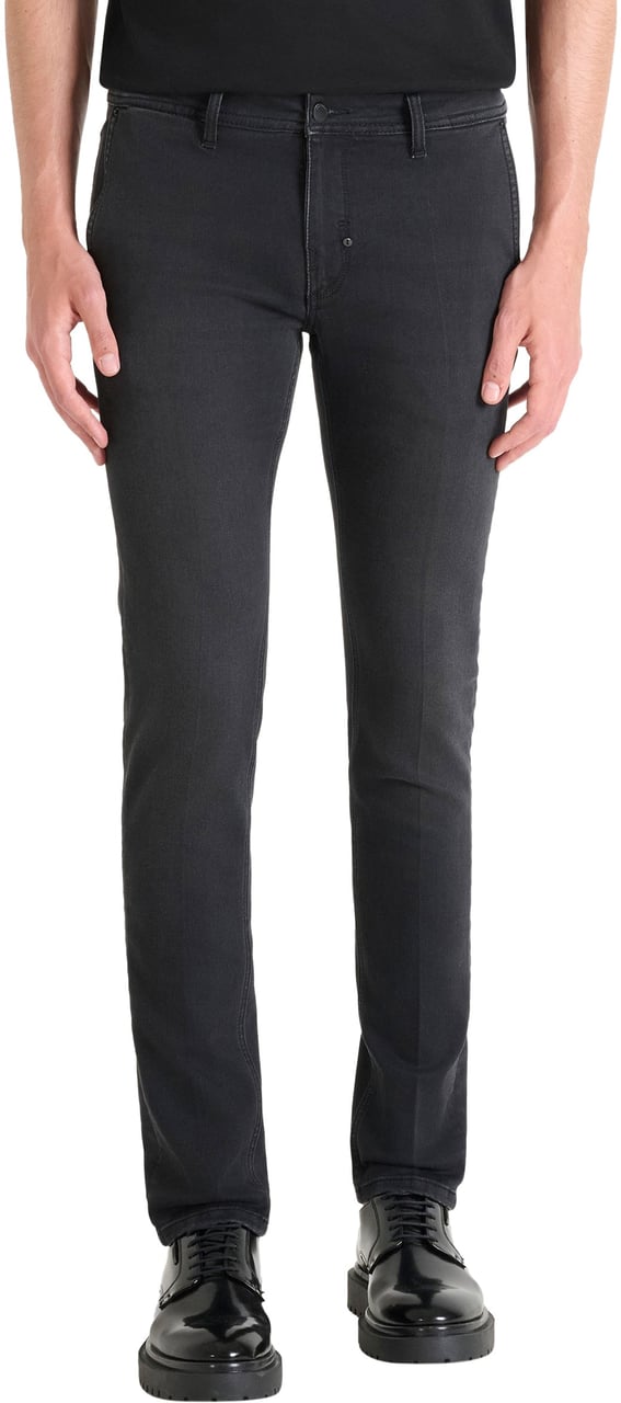 Antony Morato JEANS MASON SKINNY FIT IN BLACK DENIM Zwart